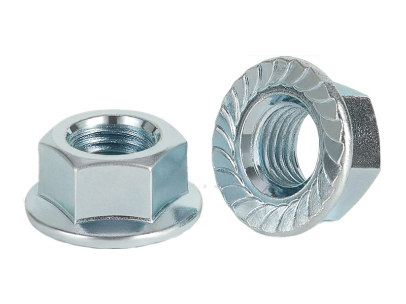 Carbon Steel Hex Flange Nut With Zinc