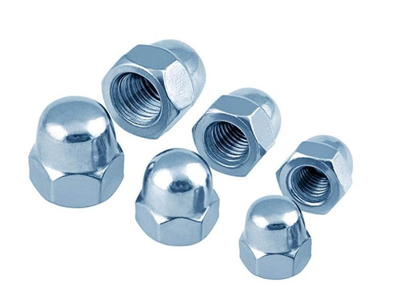 Carbon Steel Cap Nut With Zinc