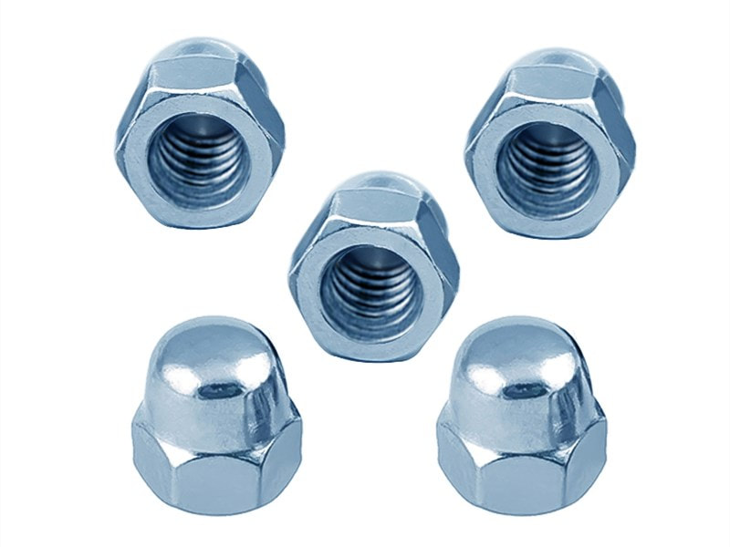 Carbon Steel Cap Nut With Zinc