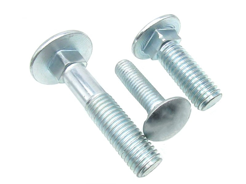carriage bolt with zinc