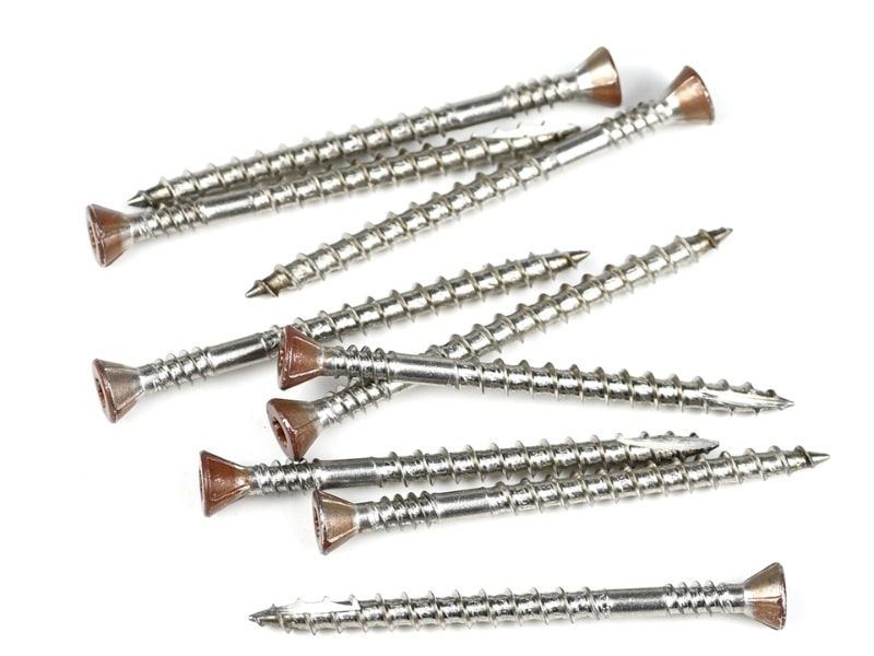 Flat Head Torx chipboard Screw with head painted