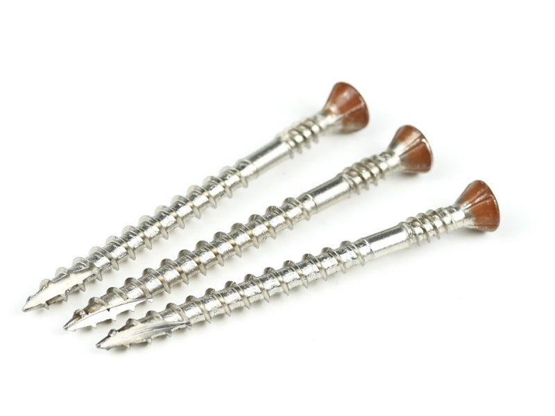 Flat Head Torx chipboard Screw with head painted