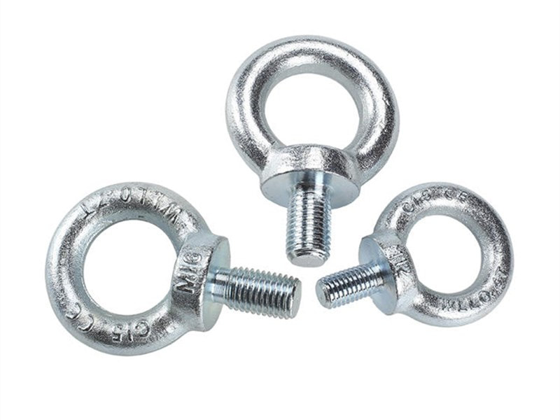 carbon steel eye bolt with zinc