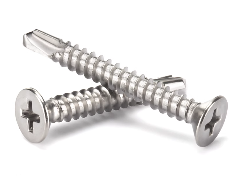 flat head phillips self drilling screw