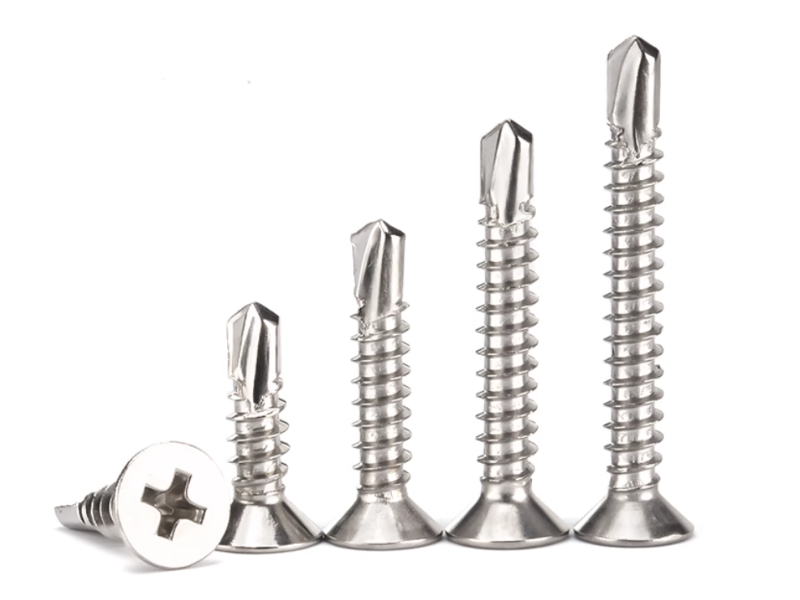 flat head phillips self drilling screw