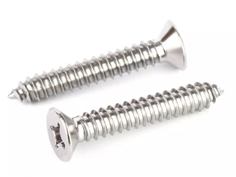 flat head phillips self tapping screw