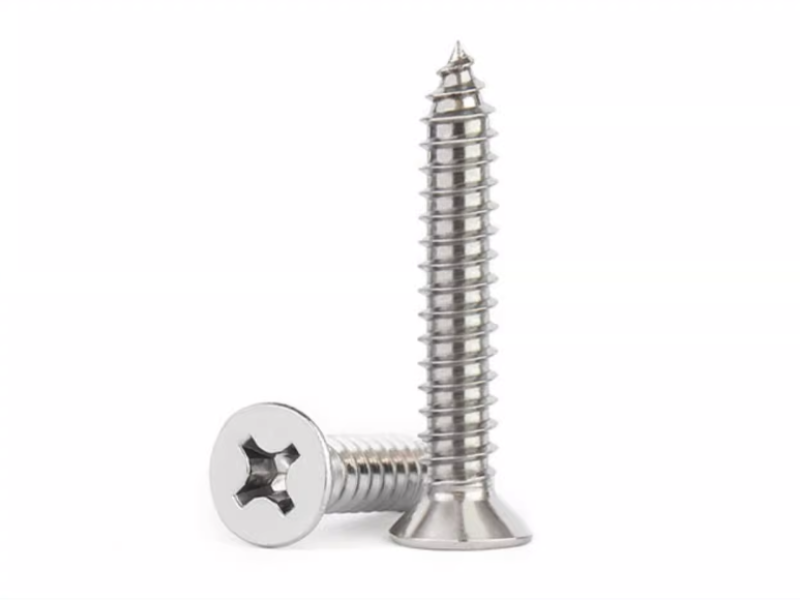 flat head phillips self tapping screw
