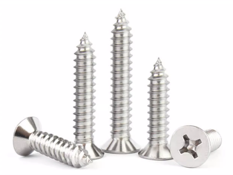 flat head phillips self tapping screw