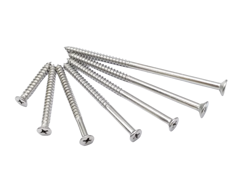 flat head phillips wood screw