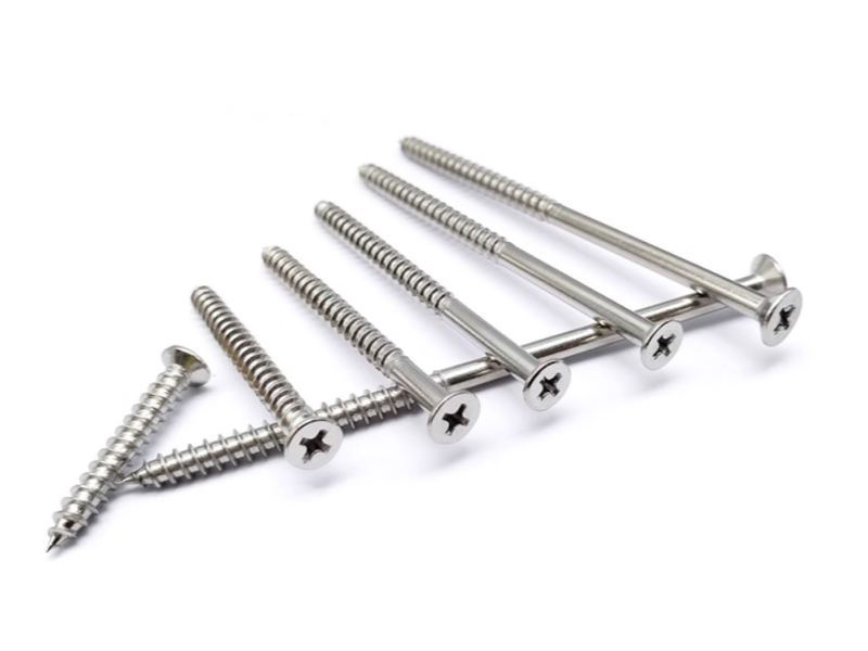 flat head phillips wood screw