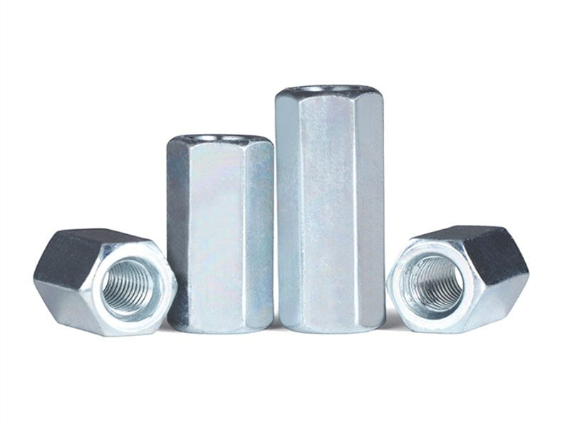 Carbon Steel Hexagon Coupling Nut With Zinc