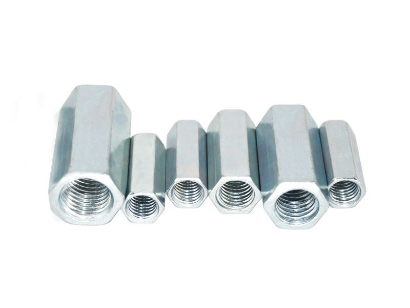 Carbon Steel Hexagon Coupling Nut With Zinc