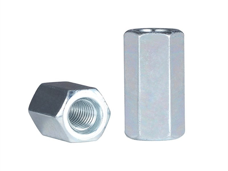 Carbon Steel Hexagon Coupling Nut With Zinc