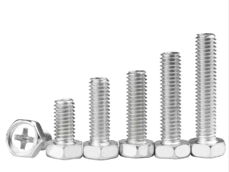 Hex head machine screw