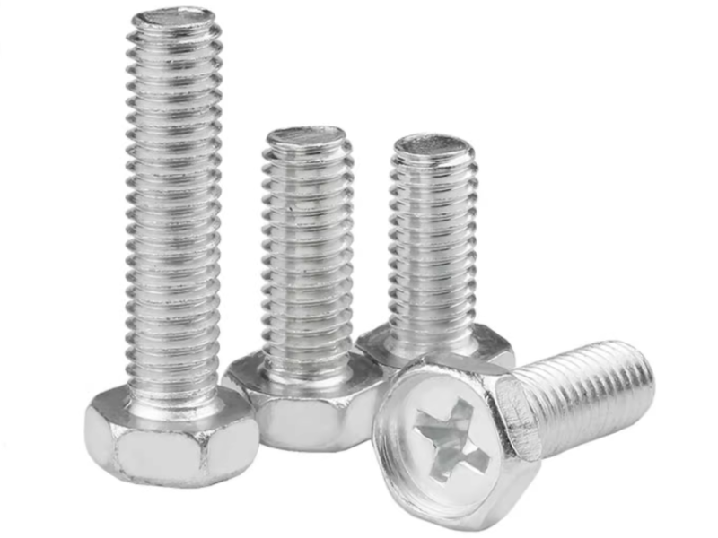 Hex head machine screw
