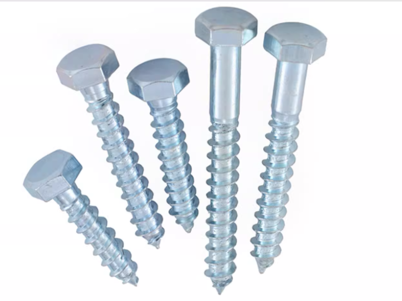Hexagon Head Lag Screw zinc plated