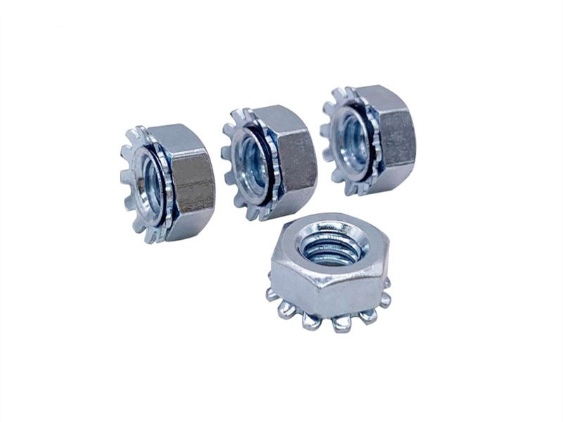 Carbon Steel K-lock Nut Nut With Zinc