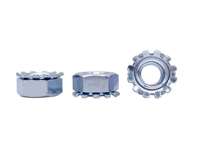 Carbon Steel K-lock Nut Nut With Zinc