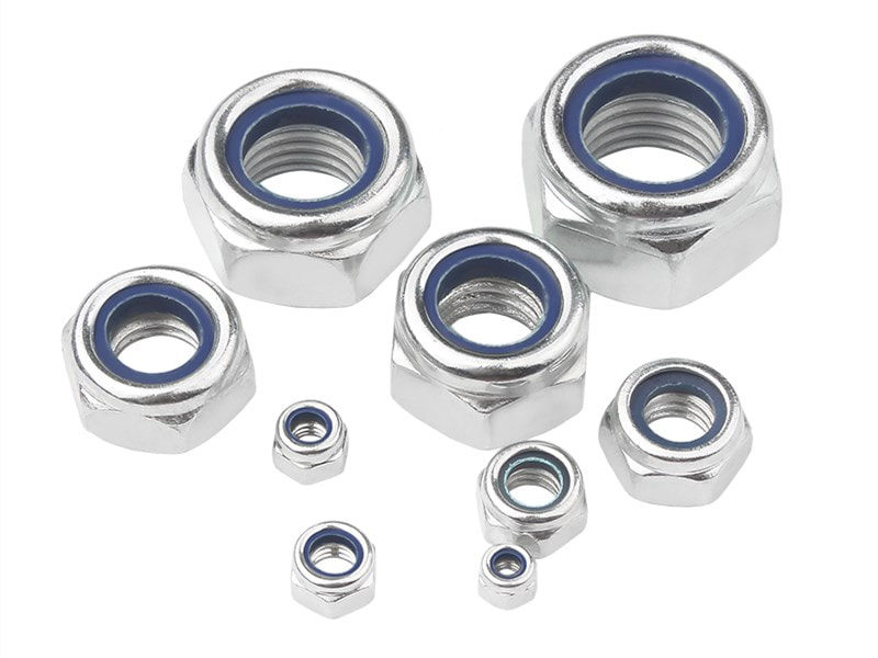 Carbon Steel Locking Nut With Zinc