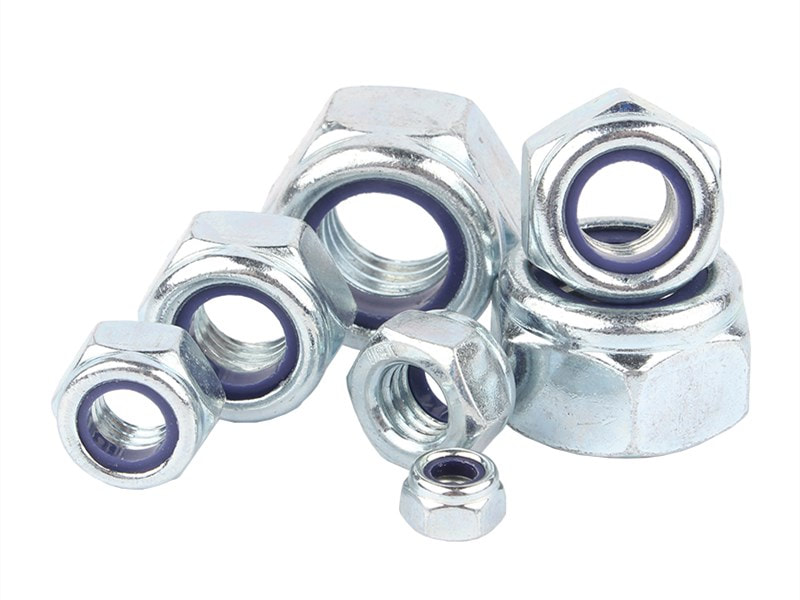 Carbon Steel Locking Nut With Zinc