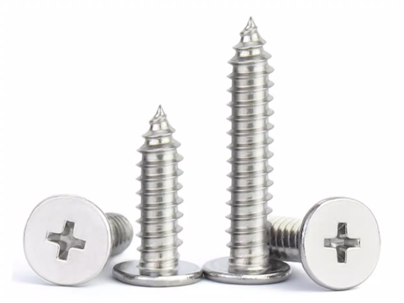 Plane head phillips self tapping screw