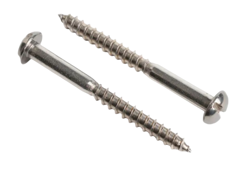 round head wood screw