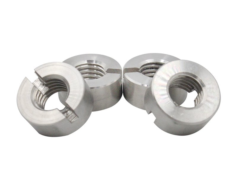 Stainless Steel Round Nut with Slot