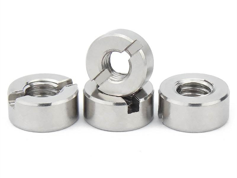 Stainless Steel Round Nut with Slot