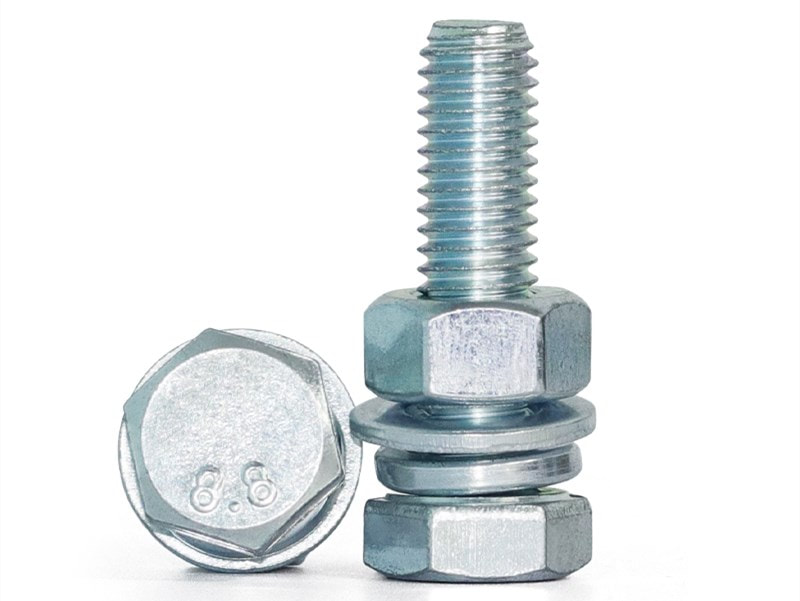 Hex Cap Screws and Hex Bolts with Washers and nuts