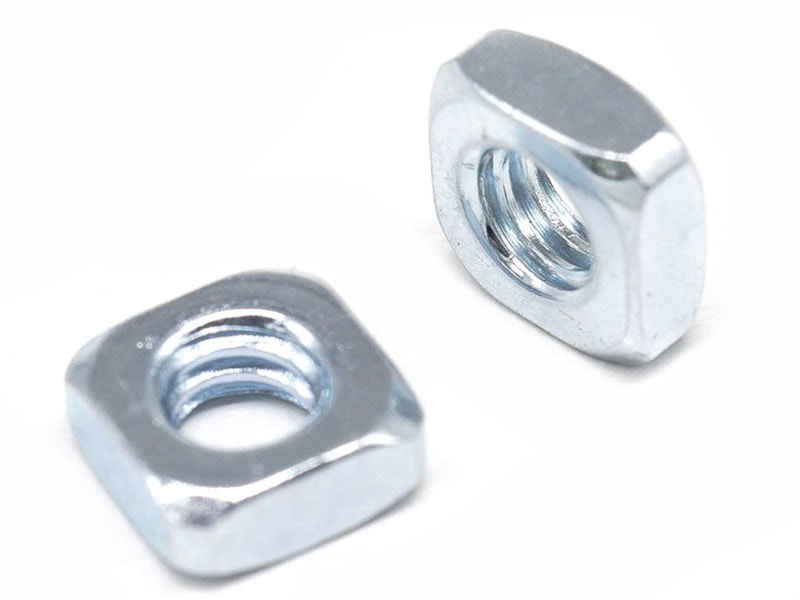 Carbon Steel Square Nut With Zinc