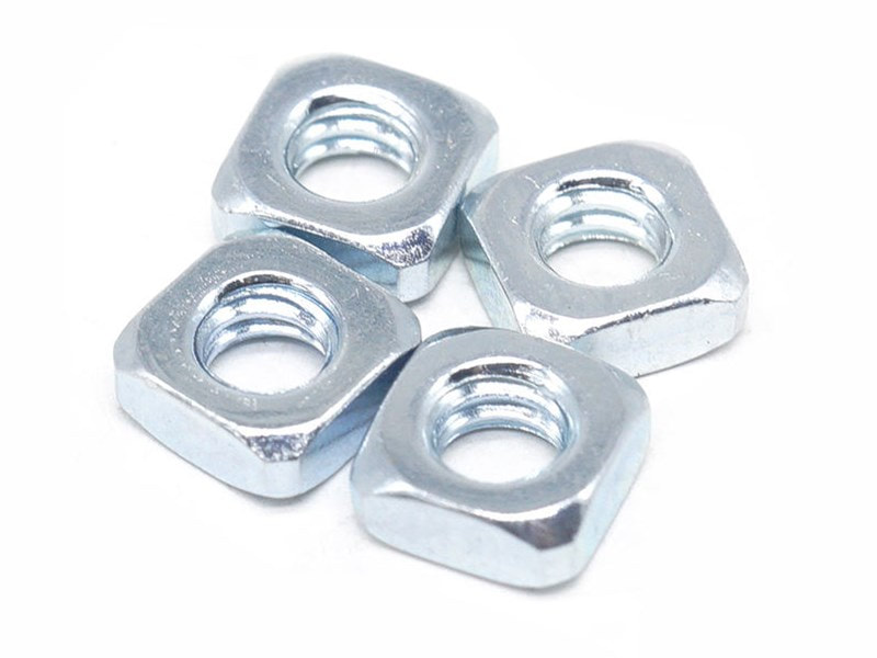 Carbon Steel Square Nut With Zinc