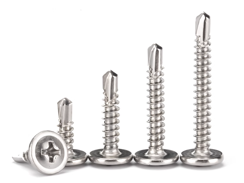wafer head phillips self drilling screw