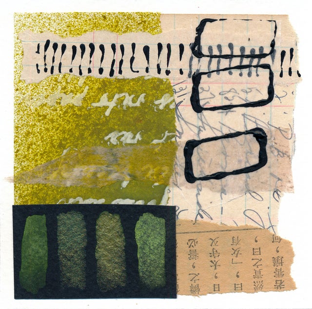 4x4 Mixed Media Collage #11