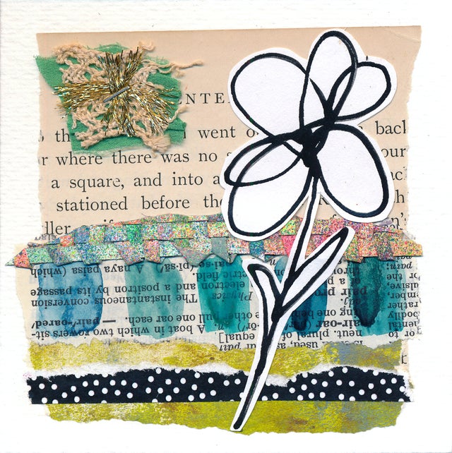 4x4 Mixed Media Collage #19
