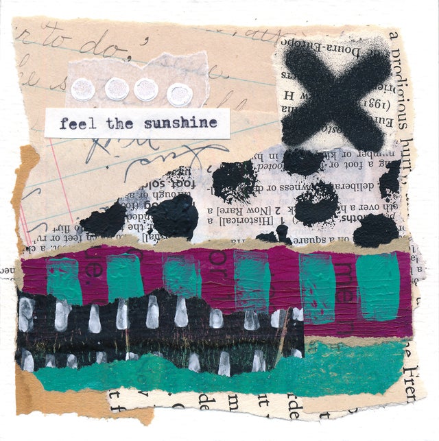 4x4 Mixed Media Collage #27