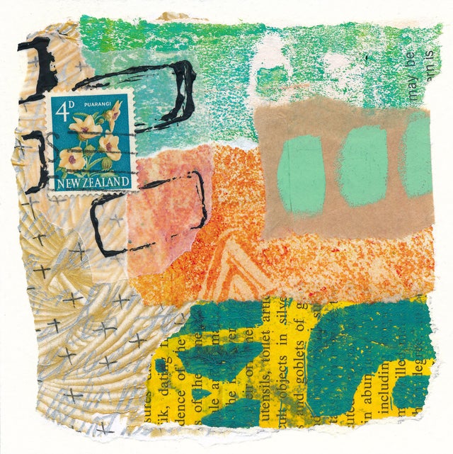4x4 Mixed Media Collage #5