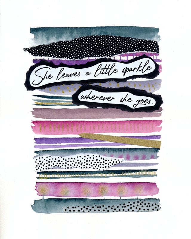 "She leaves a little Sparkles wherever she goes."