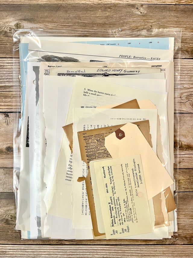 Art Journaling Ephemera Paper Pack