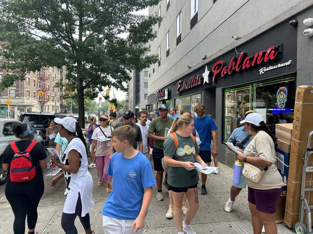 Sharing the gospel on the streets of The Bronx.