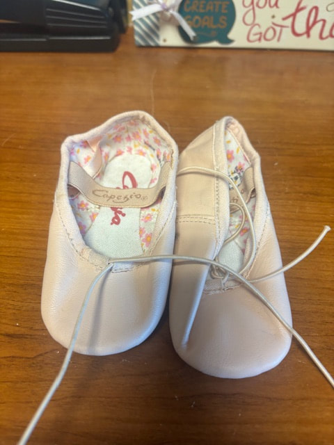 Pink ballet shoes