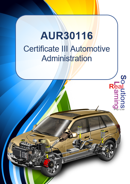 AUR30116 - Certificate III in Automotive Administration