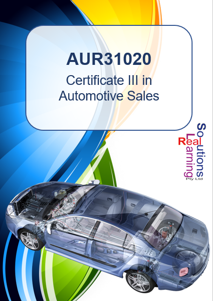 AUR31020 - Certificate III in Automotive Sales