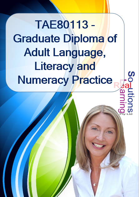 TAE80113 - Graduate Diploma of Adult Language, Literacy and Numeracy Practice
