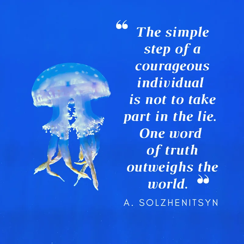 The simple step of a courageous individual is not to take part in the lie.  One word of truth outweighs the world.  ~ A Solzhenitsyn Quote

Coco Yoga & Wellness