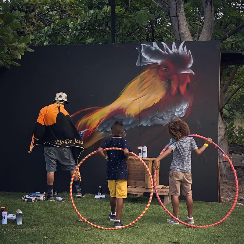 Kech Artes exhibits street art technique to inspire kids to value their artistic talents and art's power to uplift community