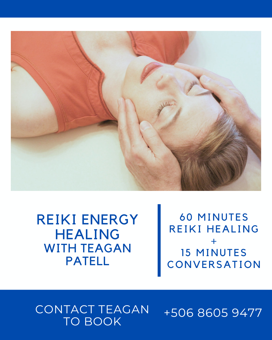 Reiki Energy Healing with Teagan Patell Playas del Coco Costa Rica