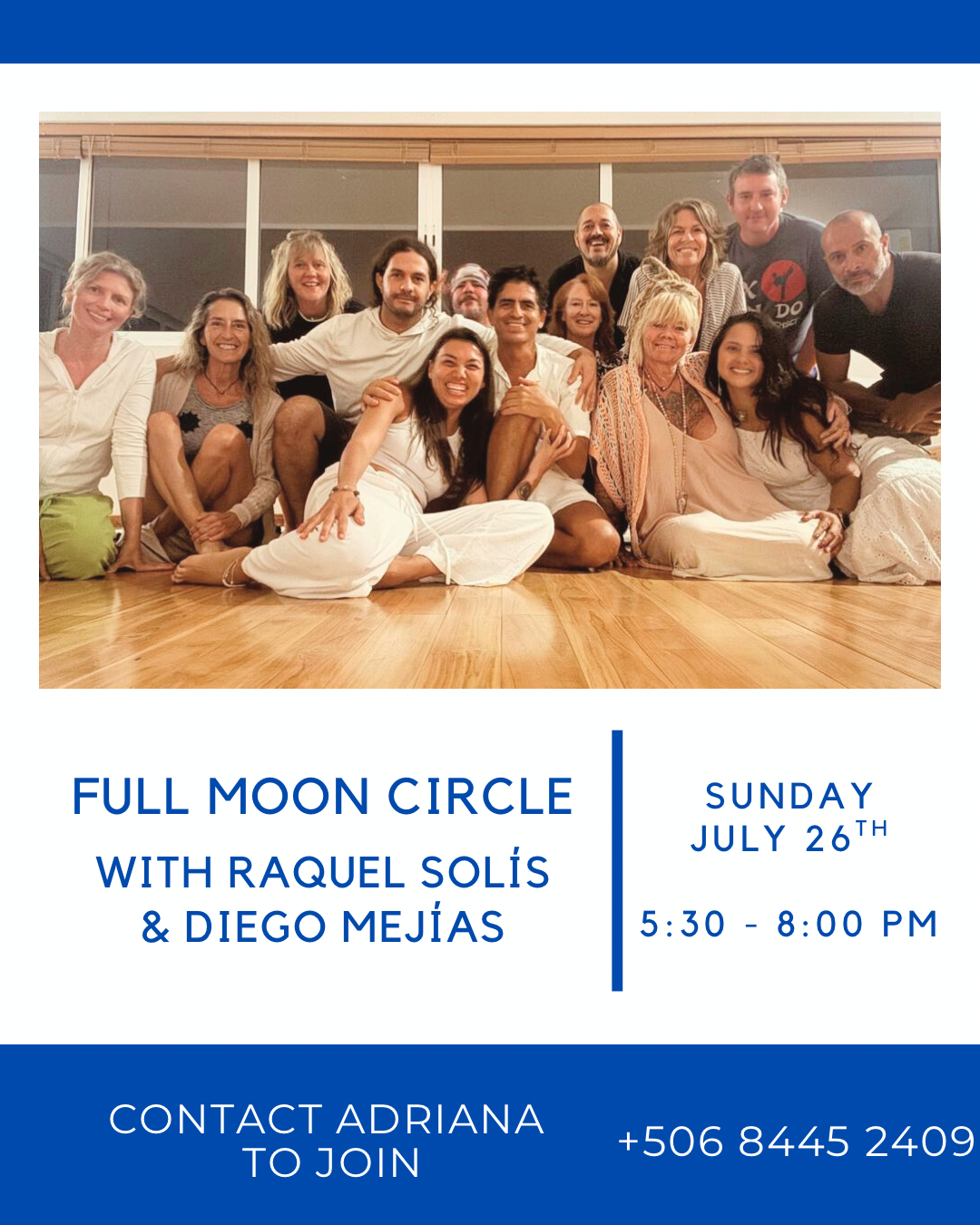 full moon circle playas del coco Guanacaste Costa Rica 