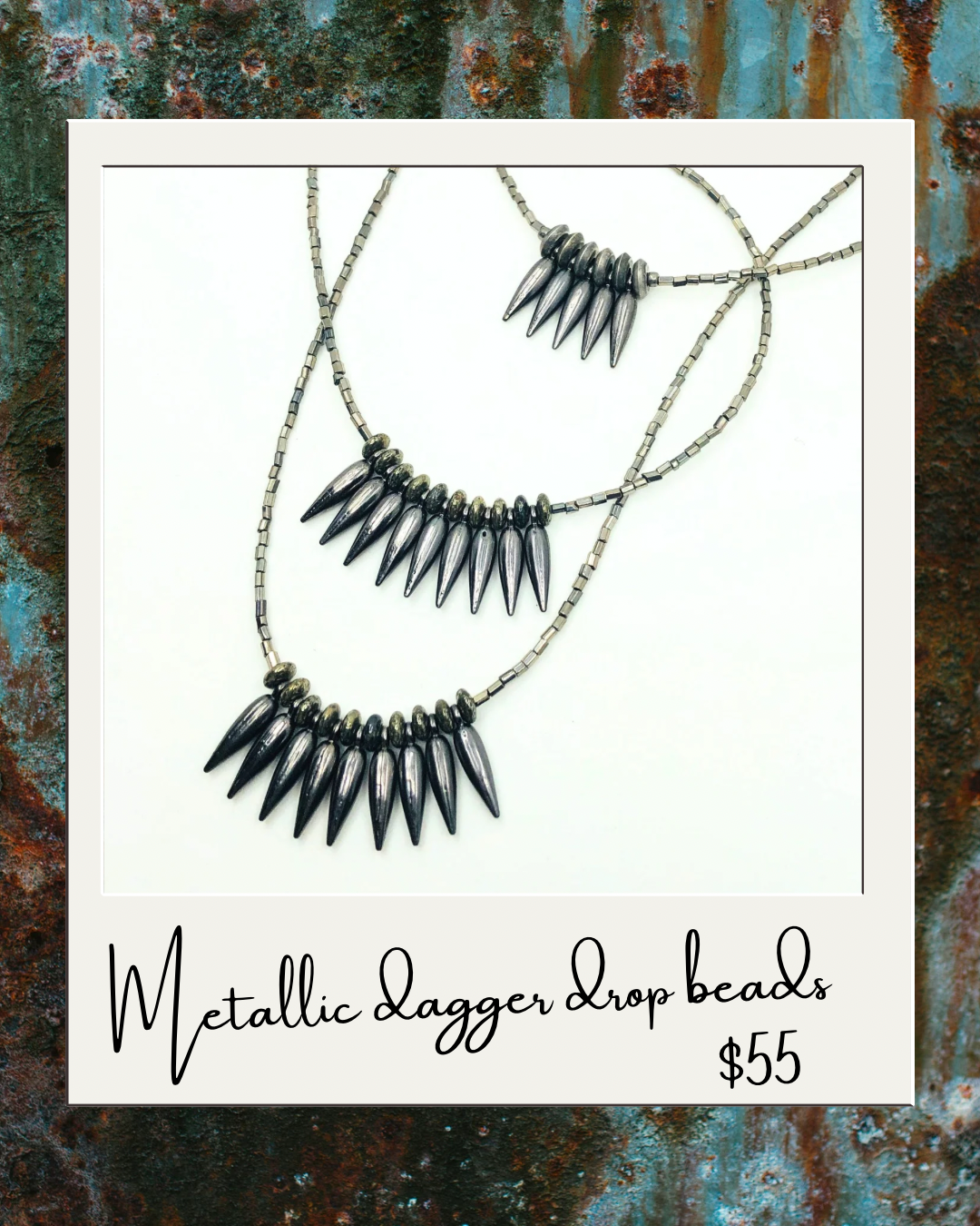 Metallic Statement Necklaces Original Designs by Teagan Patell