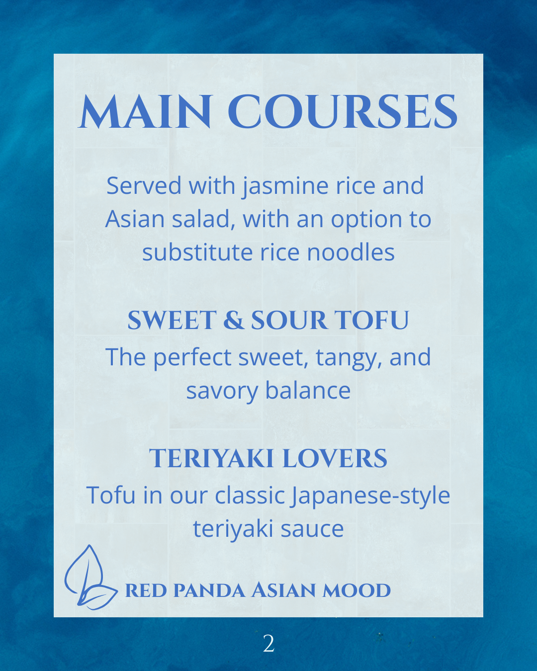 Red Panda Vegan Asian Food Playas del Coco Costa Rica
