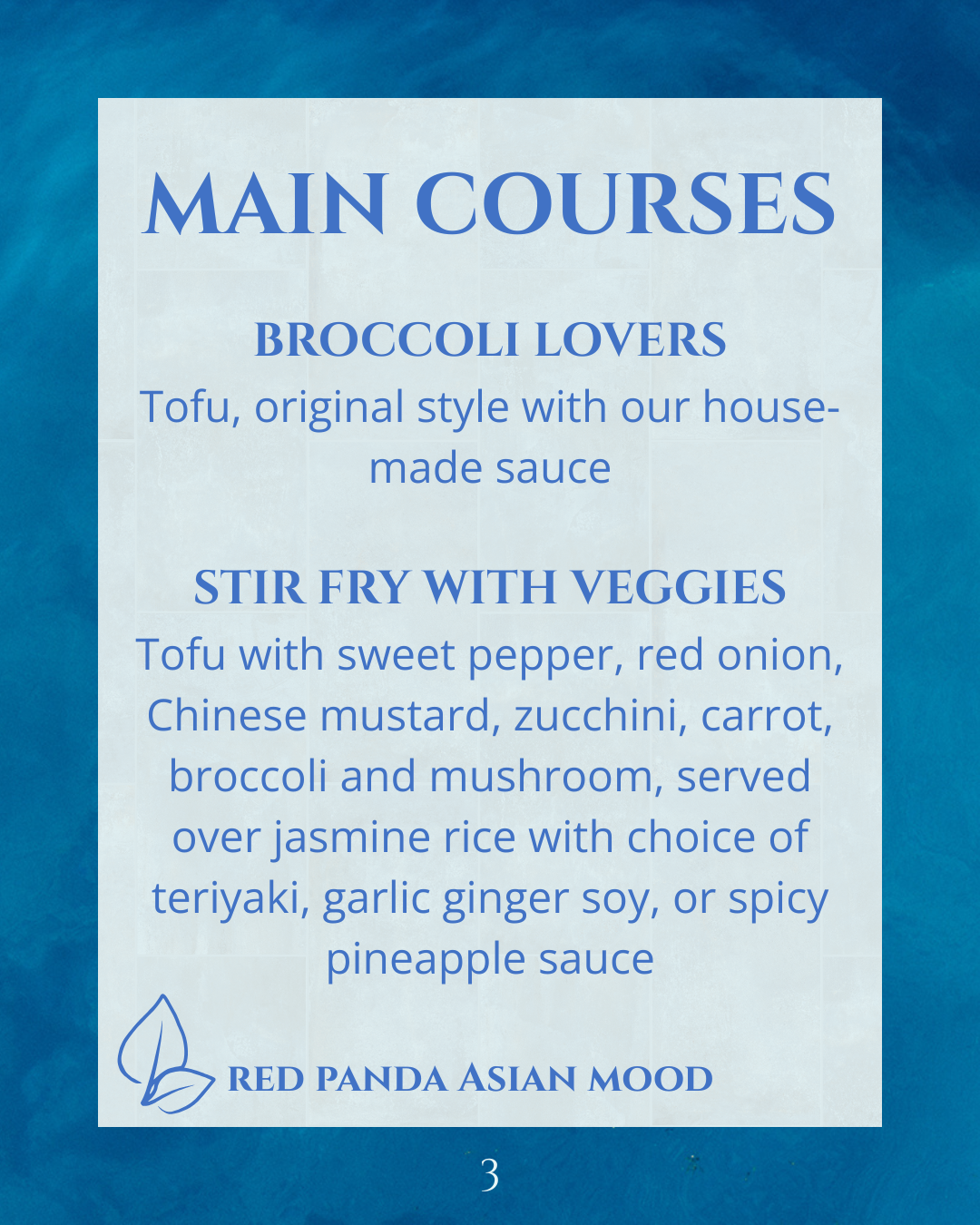 Red Panda Vegan Asian Food Playas del Coco Costa Rica